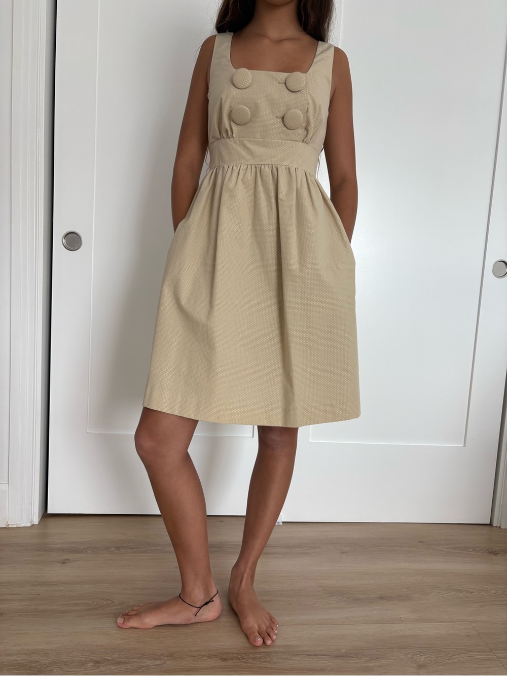 Banana Republic Neutral-Tone mini dress